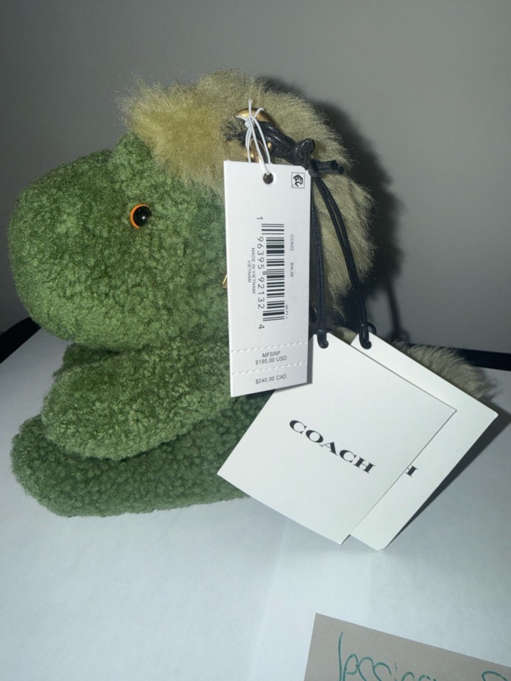 Coach Rexy Plushie Bag Charm - Picture 2 of 5